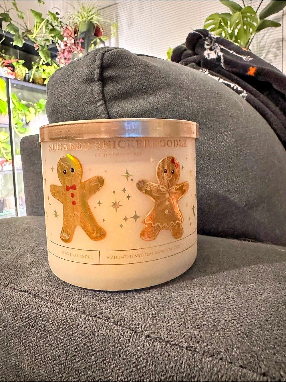 Bath & Body Works Sugared Snickerdoodle 3-Wick Candle Cream